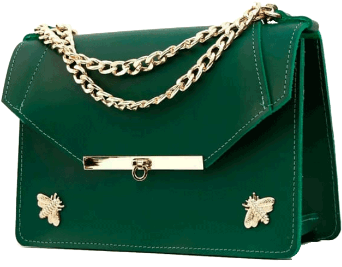 Gavi Shoulder Bag in Emerald Green Angela Valentine