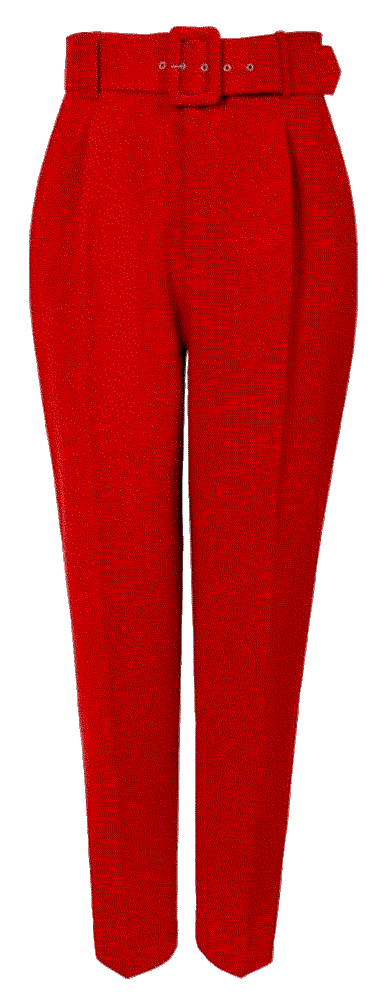 tracey true red trousers Aggi