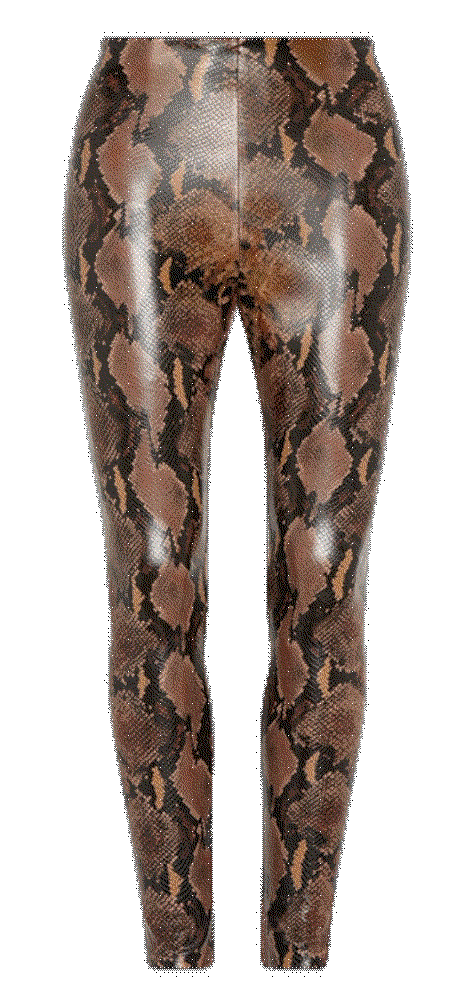 Commando faux leather control smoothing legging tawny python Commando