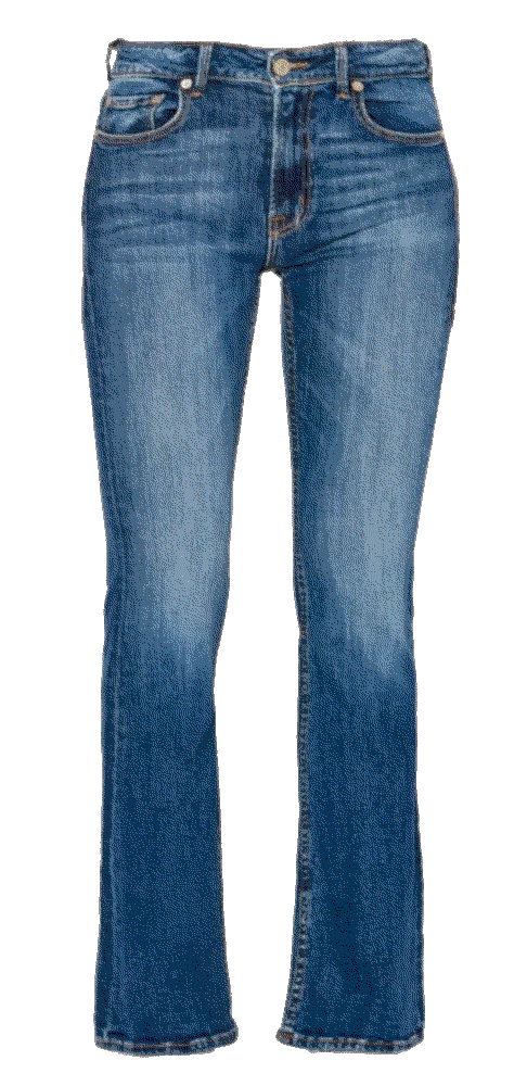 grace mid rise flare jeans in mystic  Noend denim