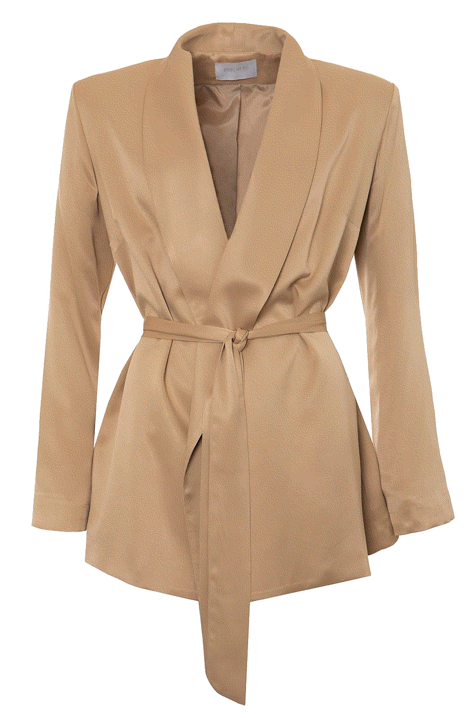THE CONFIDENCE SUIT BLAZER IN GOLDEN BEIGE Roses Are Red