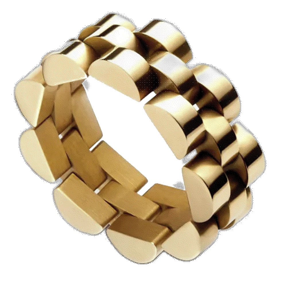 Ana luisa gold statement ring parker Ana Luisa