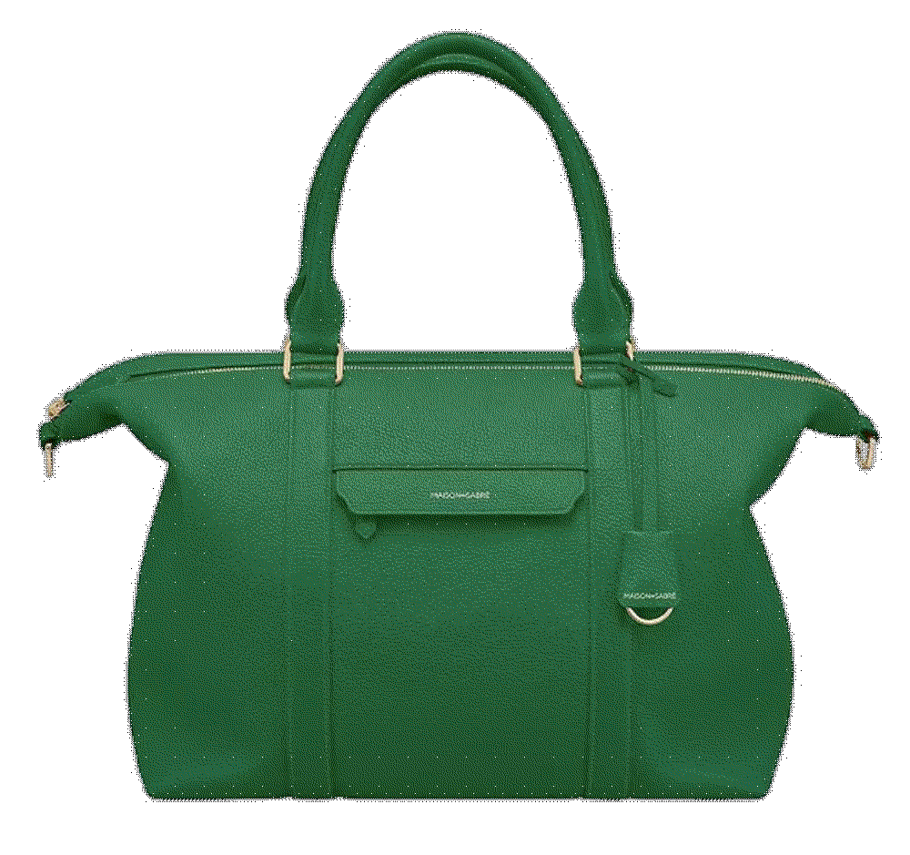 Maison de sabre large leather weekender bag MaisonDe Sabre