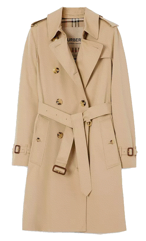 Burberry kensington heritage mid length trench coat Burberry