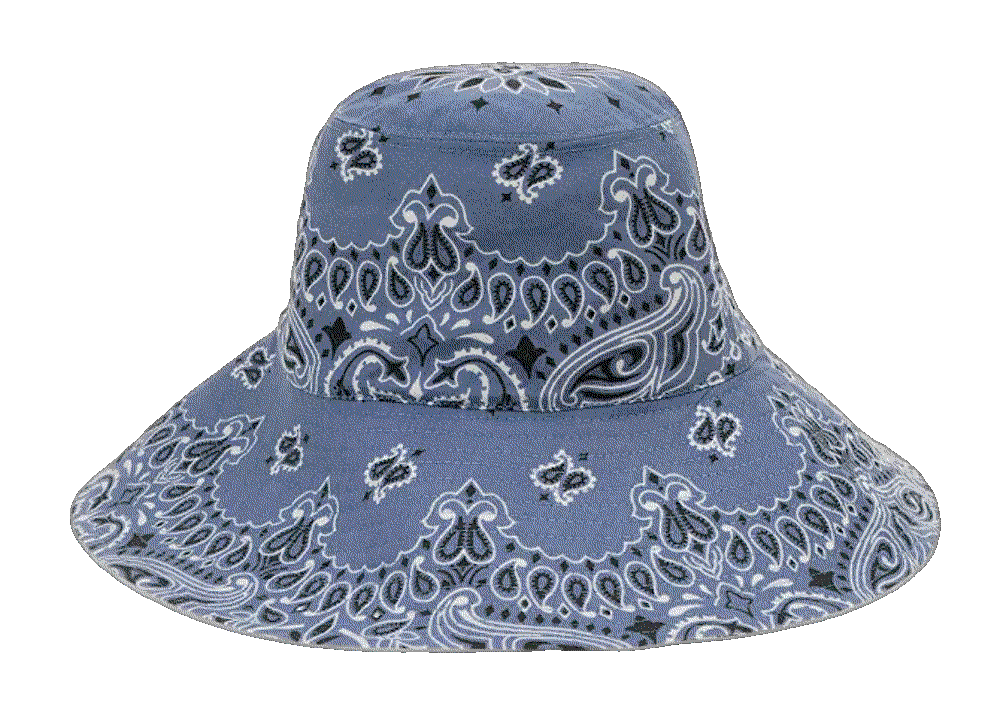 Call it by your name capeline paisley cotton button hat Call It By Your Name