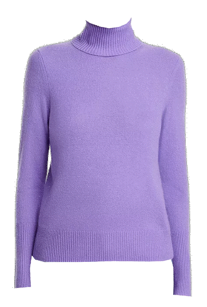 Turtleneck Cashmere Sweater Aqua