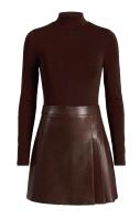 Alice Olivia Alice olivia chara long sleeve mock neck mini dress