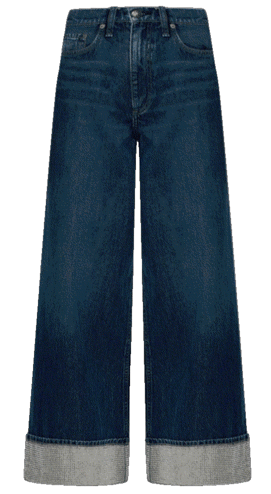 Sofie Jewel Cuff High Rise Wide Leg Ankle Jeans Rag & Bone