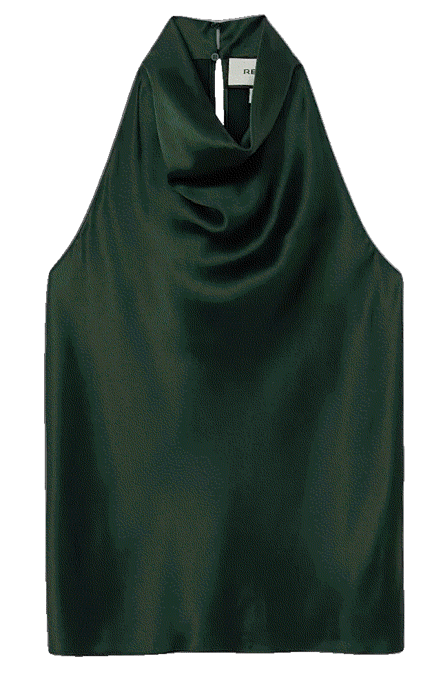 Reiss kory silk halter top Reiss