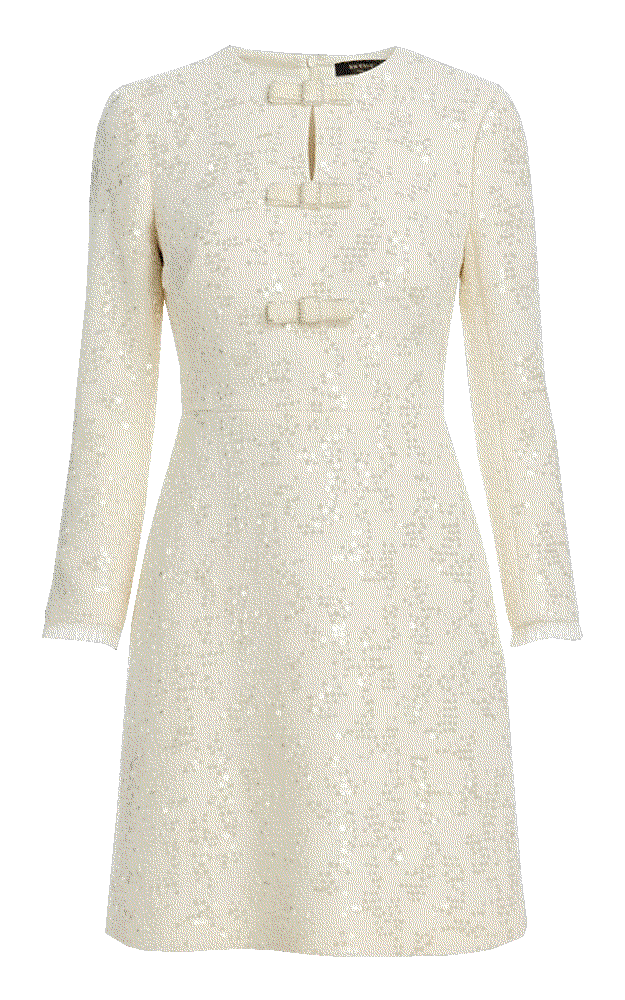 Eliza j long sleeved bow detail fit flare dress  Eliza J 