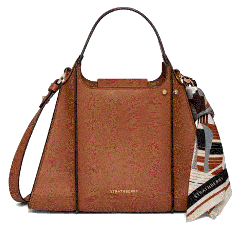Strathberry arkshell medium leather handbag Strathberry