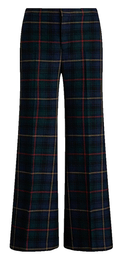 Ralph lauren tartan flared leg pants Ralph Lauren