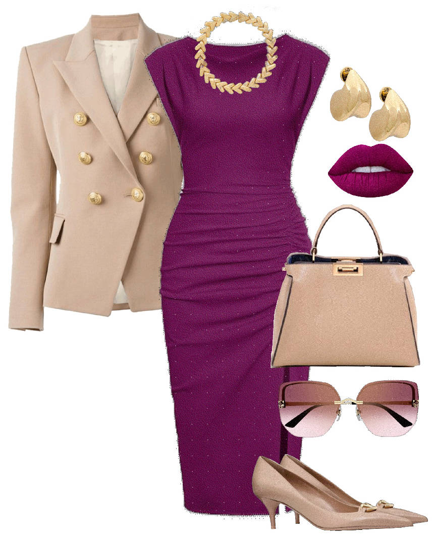 blazer over a nice dress