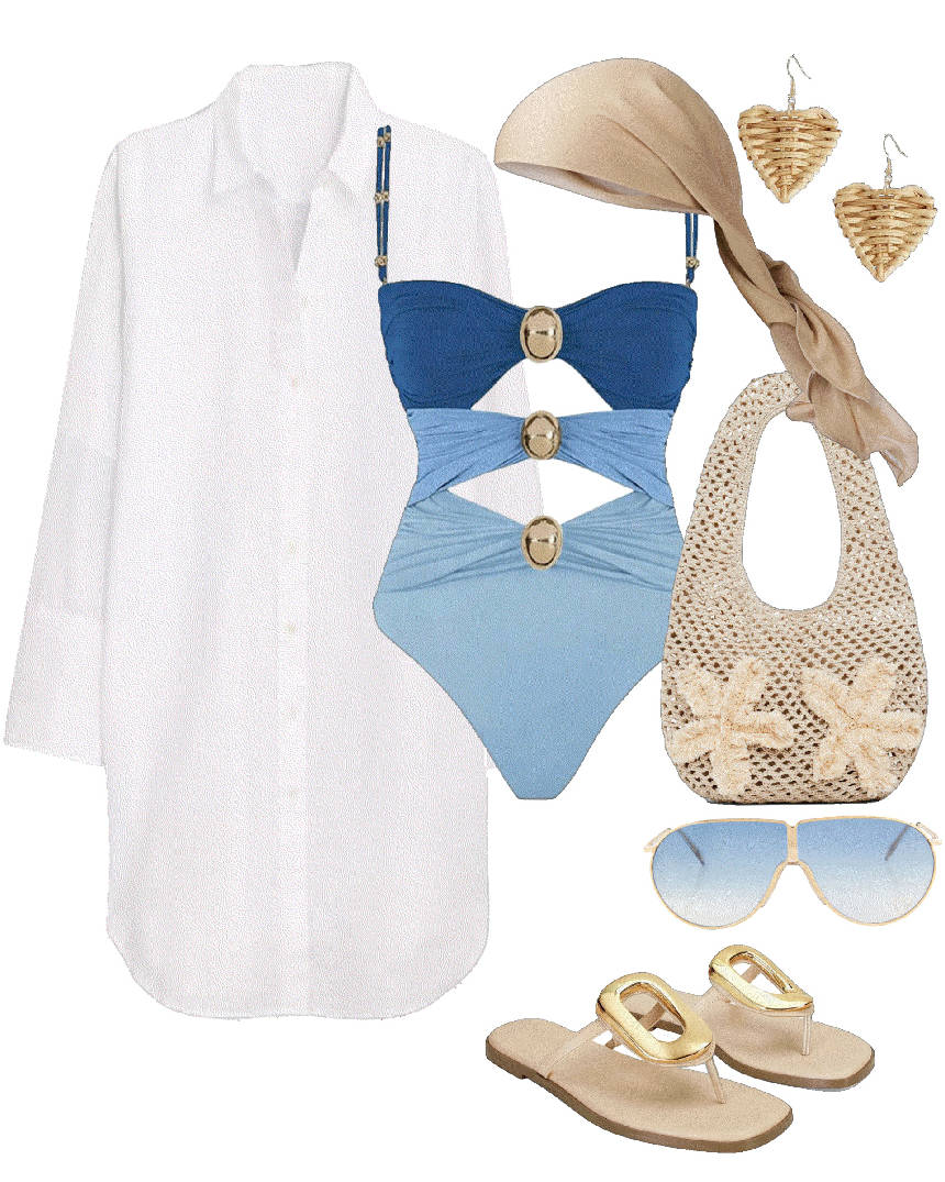 white oversized linen shirt