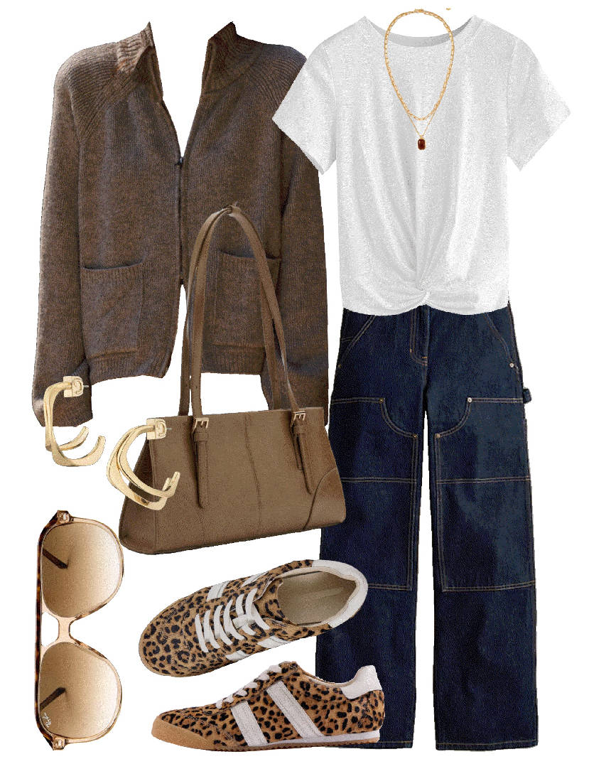 dark blue jeans and lace crop top