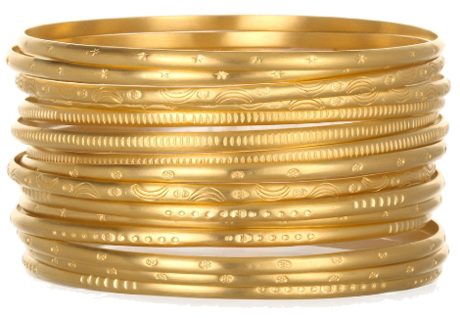 Gold Melody Bracelet Bangle Satya