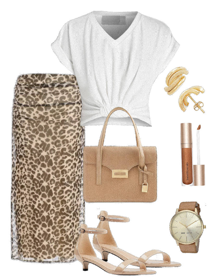 Y2K stylewith the basic white tee