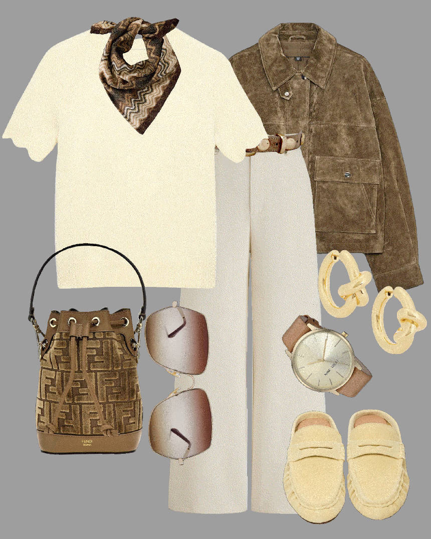 butter yellow and brown