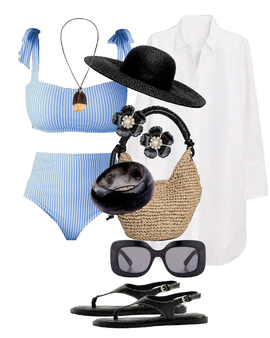 high waist two piece swimsuit