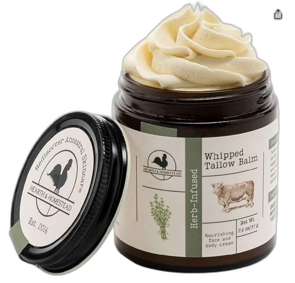 Handmade Whipped Tallow Balm Hearth and Homestead