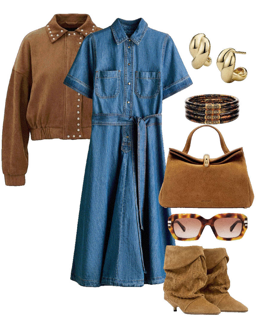 stripes sweater and white pants