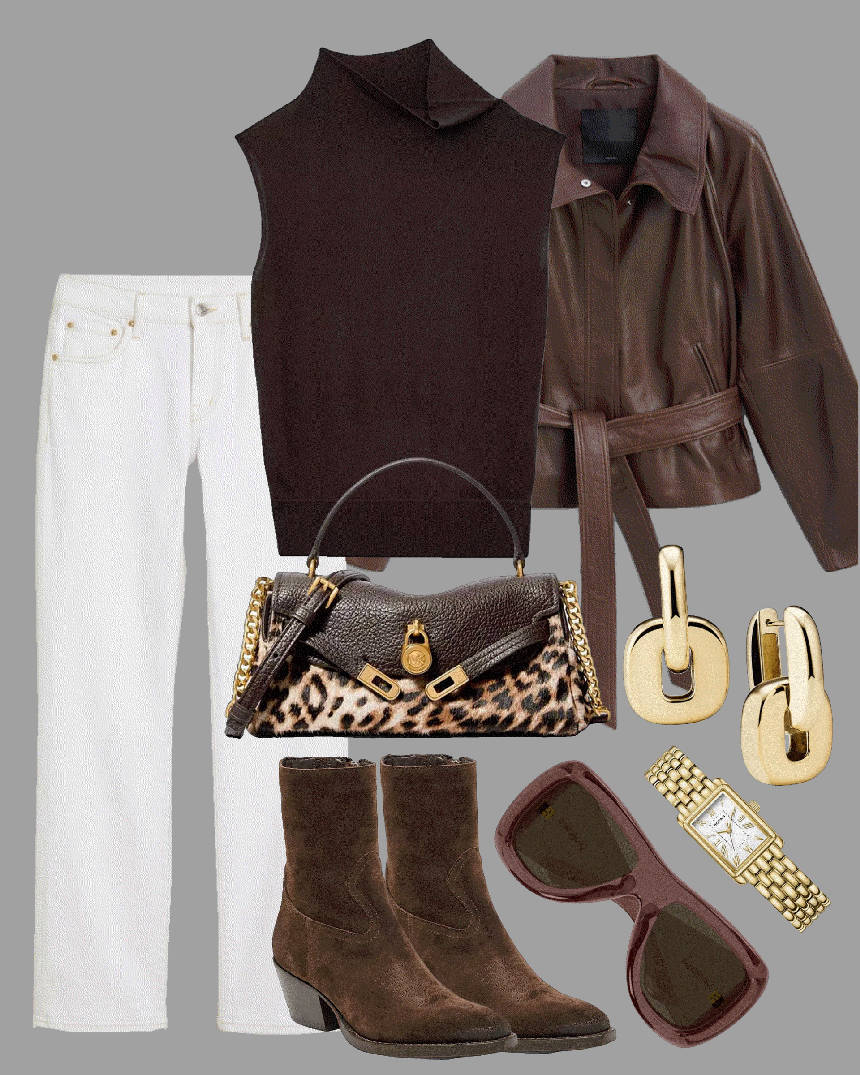 brown suede ankle boots