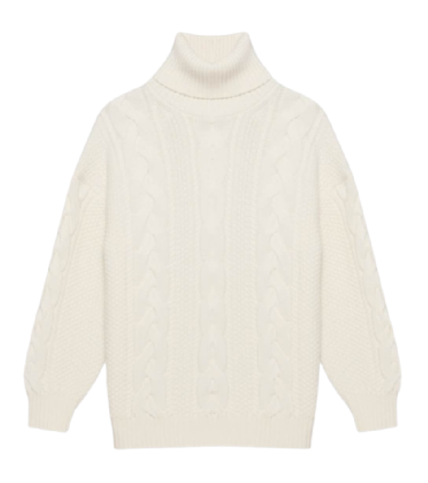 Heritage Knit Merino Wool Turtleneck Artizia