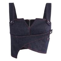 Nordstrom Jendue Harvey Crop top in deep blue