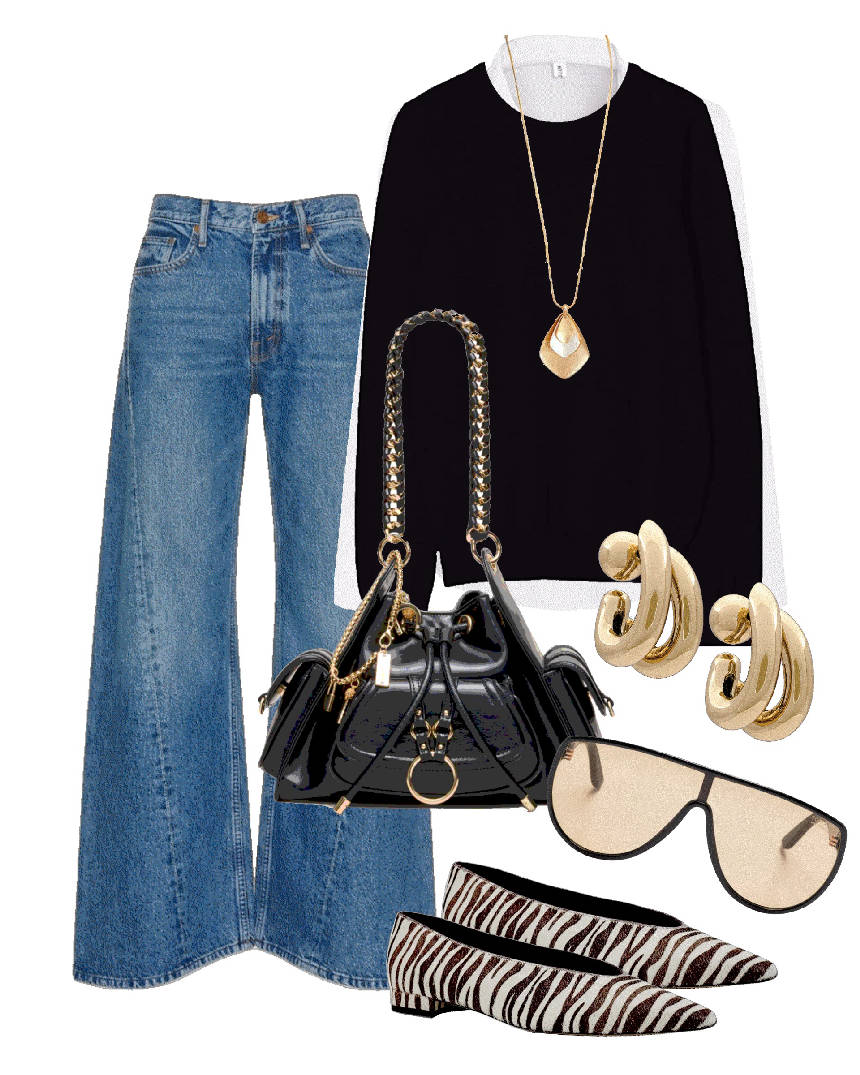 perfect flat shoes for jeans