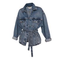 Free People We the free knitted denim jacket