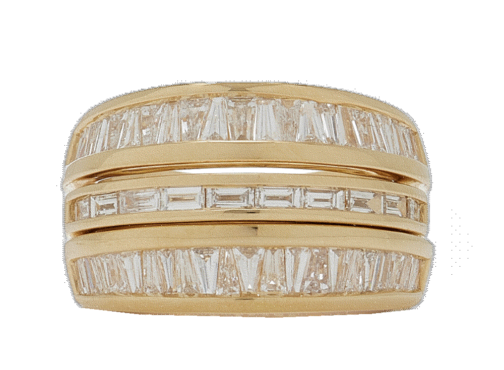 Startlight 18k yellow gold diamond ring Marie Mas