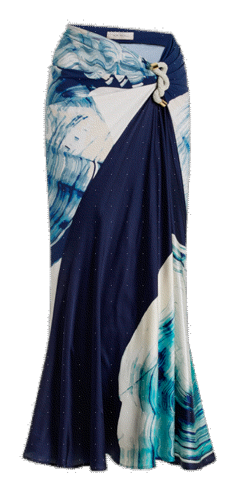 Claudia gathered maxi skirt Silvia Tcherassi