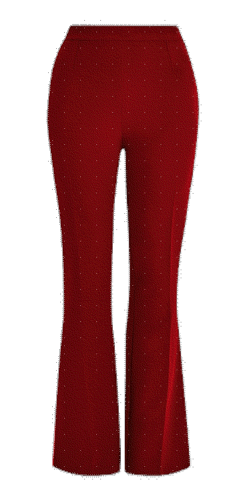 Alexa stretch-crepe flared trousers Safiyaa