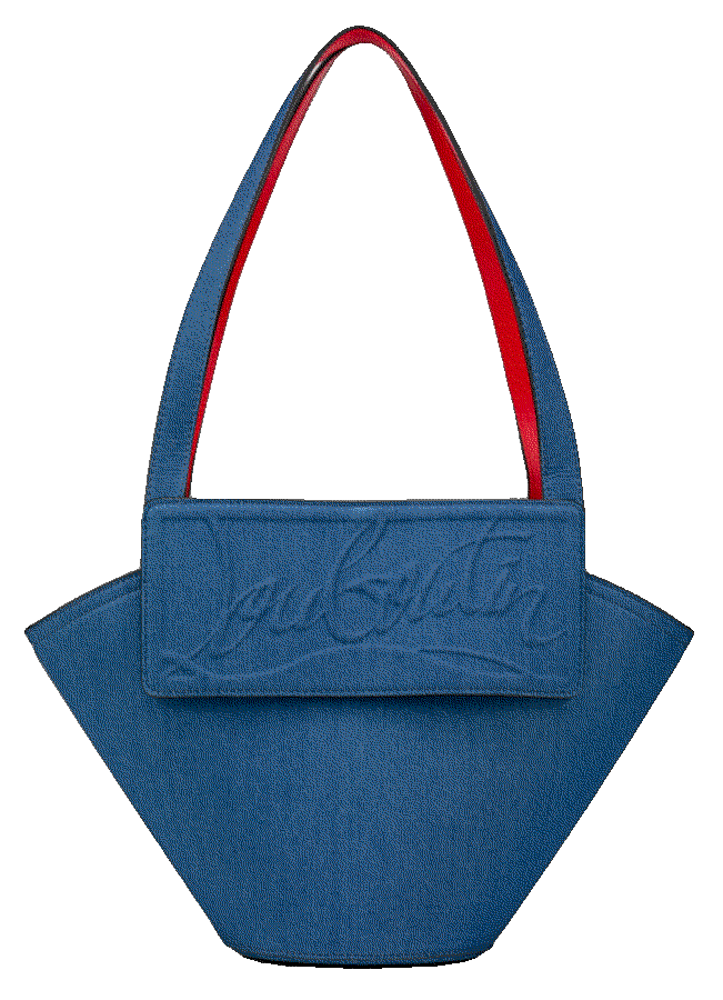 Oubishore denim leather tote bag Christian Louboutin