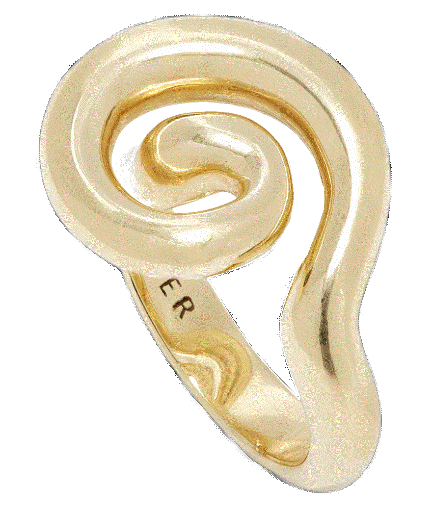 S 18k yellow gold ring Sauer