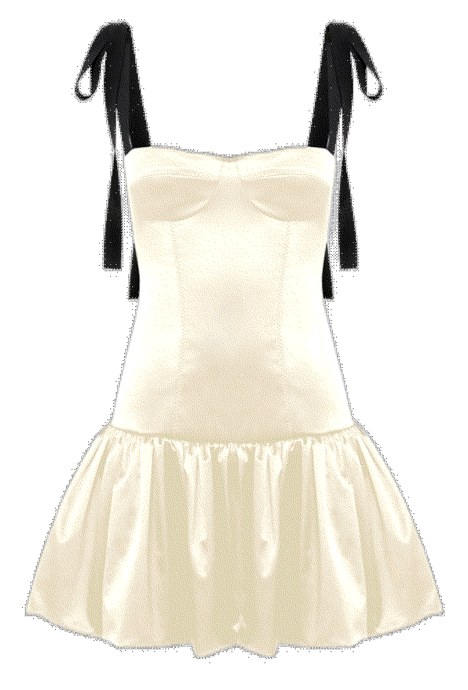 Patrice bustier satin mini dress Anna October