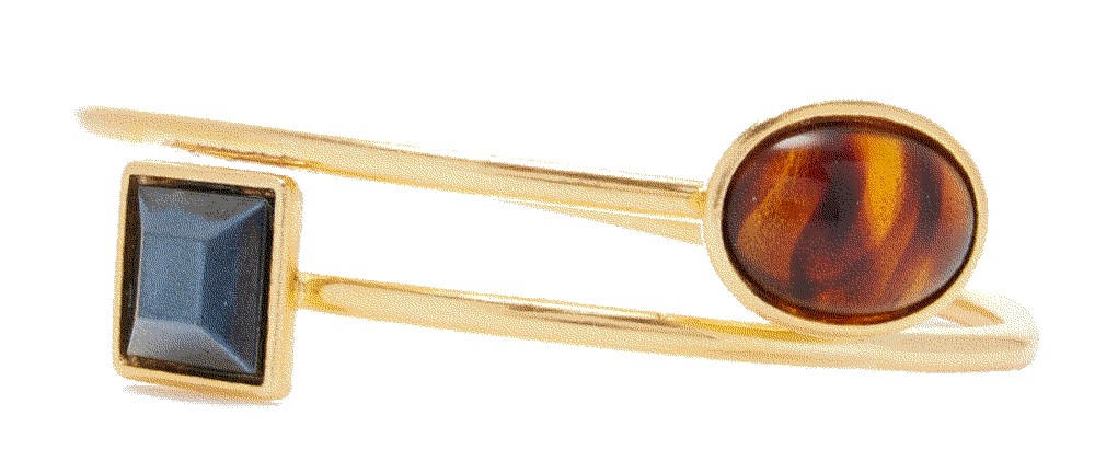 Exclusive gold-tone stone cuff Ben-amun