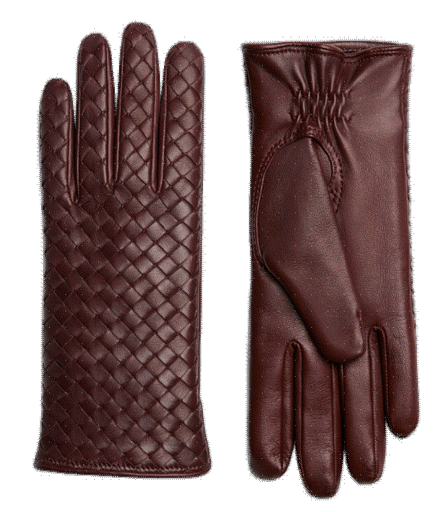 Soft intrecciato leather gloves Bottega Veneta