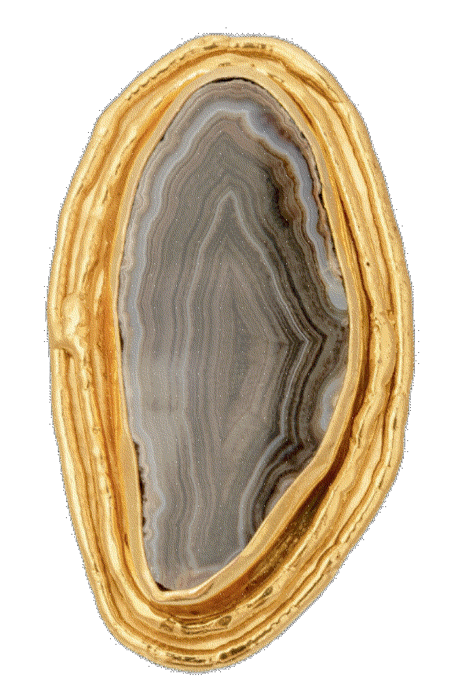 22kt yellow gold plated dakota ring Sylvia Toledano