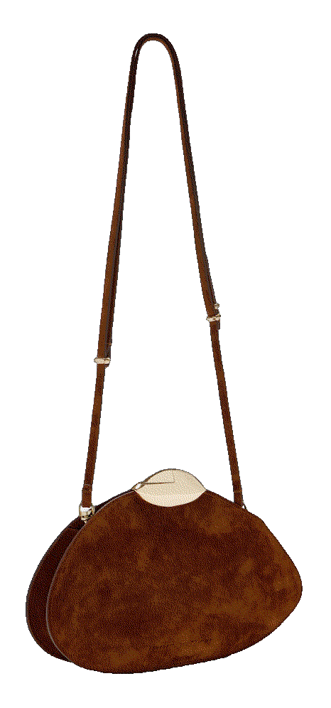 Belle de jour suede clutch Benedetta Bruzziches