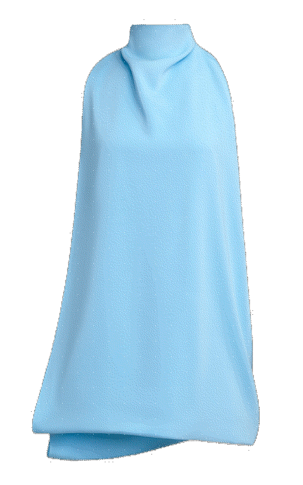 Folded stretch-cady sleeveless top Alaãa