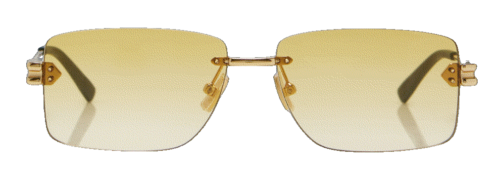 Lock metal sunglasses Bottega Veneta