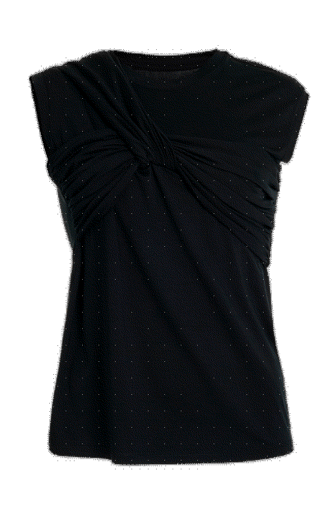 Draped jersey top Giambattista Valli