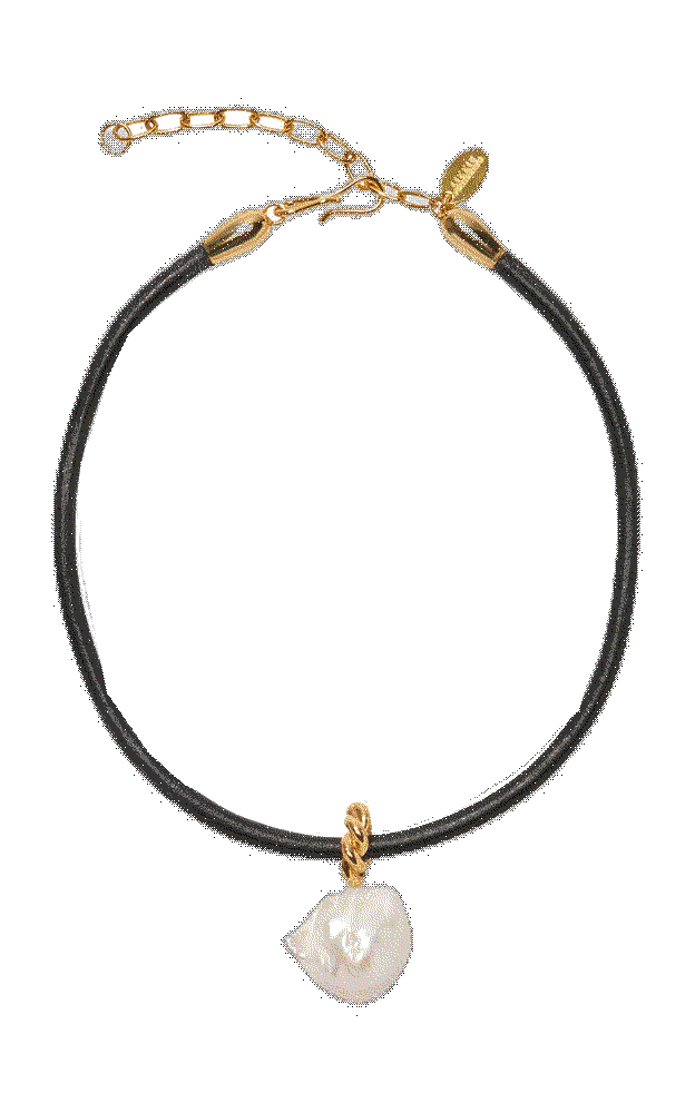 Esme pearl pendant necklace Lizzie Fortunato