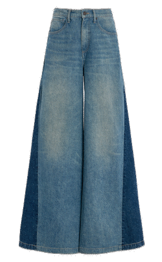 Ebony rigid high-rise wide-leg jeans Nili Lotan