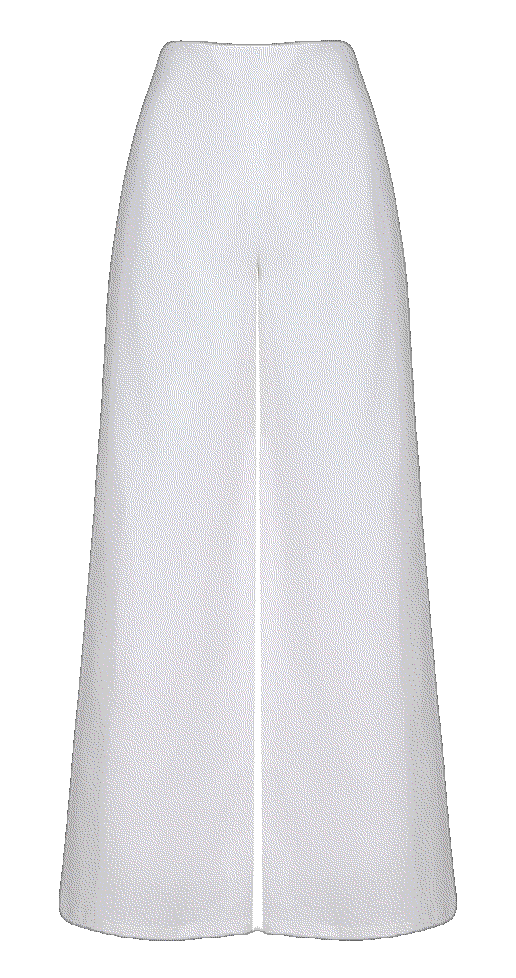 Andes high-rise crepe wide-leg pants Andres Otalora