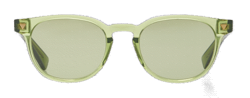 Panthos soft round-frame acetate sunglasses Bottega Veneta