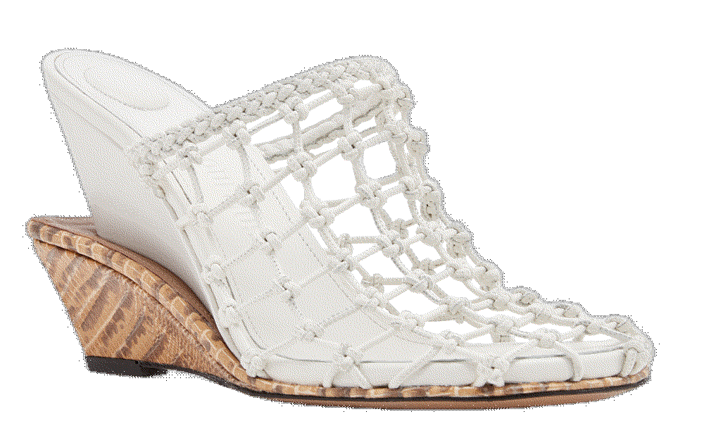 Doubles netted wedge sandals Jacquemus