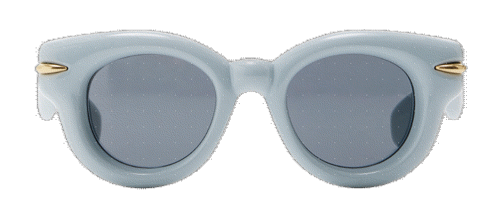 Inflated round-frame acetate sunglasses Loewe