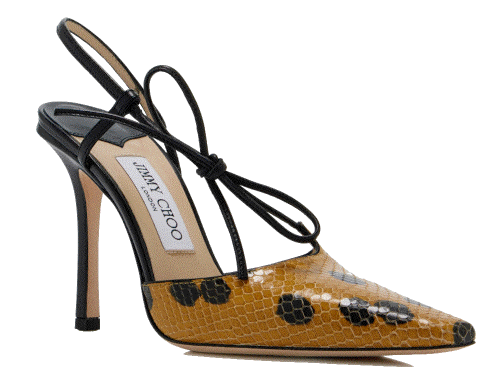 2000 the bow snake-effect leather pumps Jimmy Choo